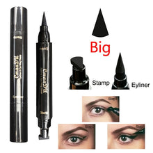 Load image into Gallery viewer, Cmaa Du Eyes Liner Liquid Make Up Pencil Waterproof Black Double-ended Stamps Eyeliner Pencil Eye Cosmetic Makeup Tool
